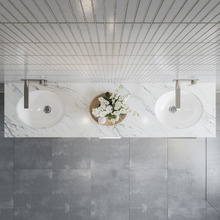 420mm White Oval Ceramic Undermount Basin